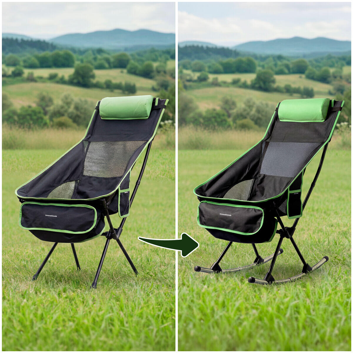 RelaxGo™ - Silla Mecedora 2 en 1