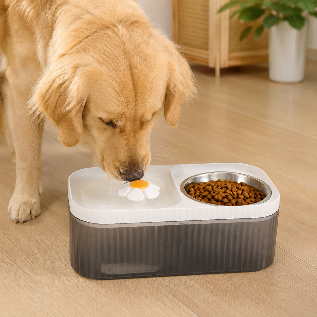 Aqua Pet Duo™ – Comedero Y Bebedero Inteligente