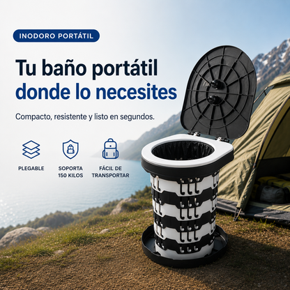MultiSeat™ — El Inodoro Portátil 4 en 1 Para Llevar a Cualquier Aventura