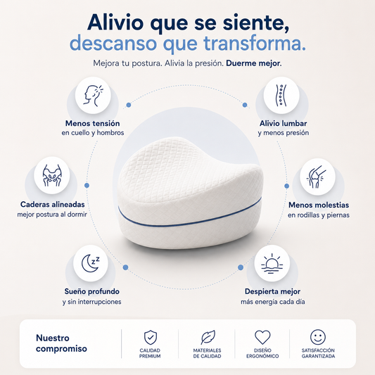 KneeAlign™ - Almohada Ergonómica para Piernas
