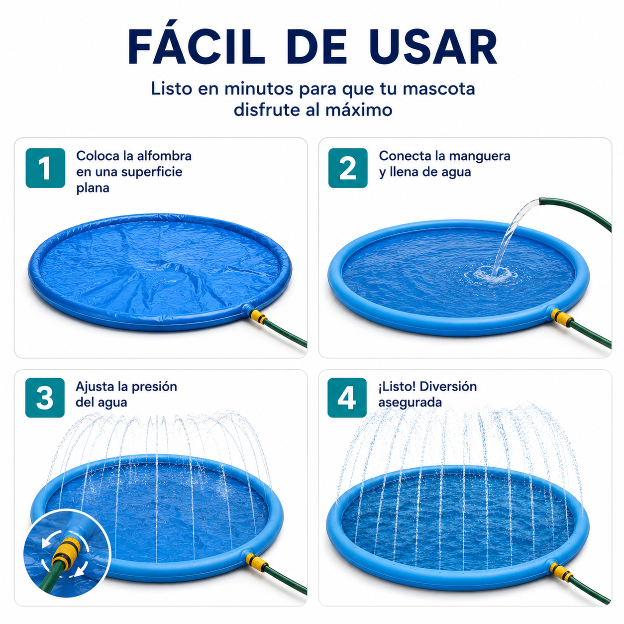 AquaDog™ - Alfombra Aspersor Para Mascotas