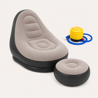 AirLounge™ - Sillón Inflable con Reposapiés