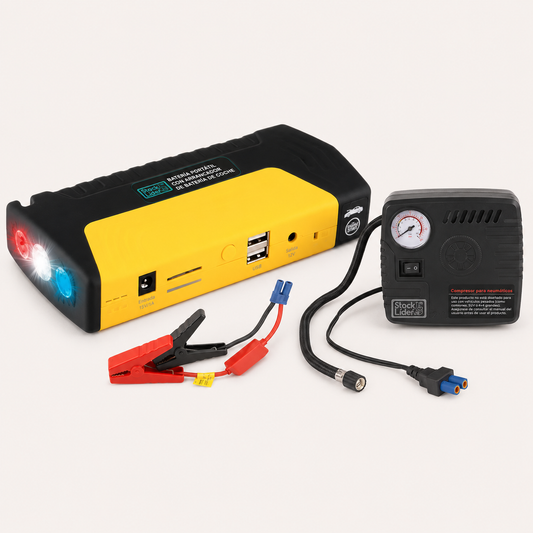 TurboStart™ - Kit de Emergencia 4 en 1 para Coche