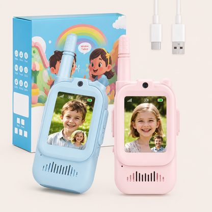 FunConnect™ - Walkie Talkie Infantil con Cámara
