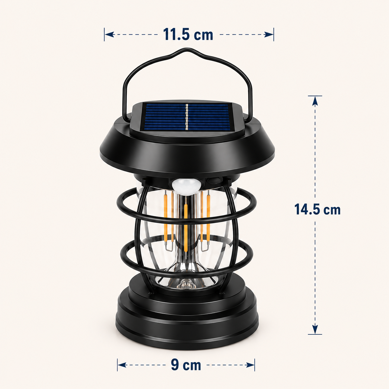 SolarSense™ - Lámpara Solar con Sensor