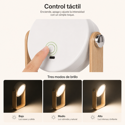 NaturaLight™ - Lámpara Diseño Madera