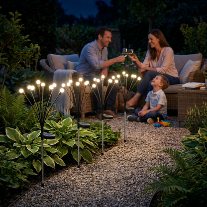 Glow Garden Lights™ – Iluminación Solar Con Efecto Luciérnaga