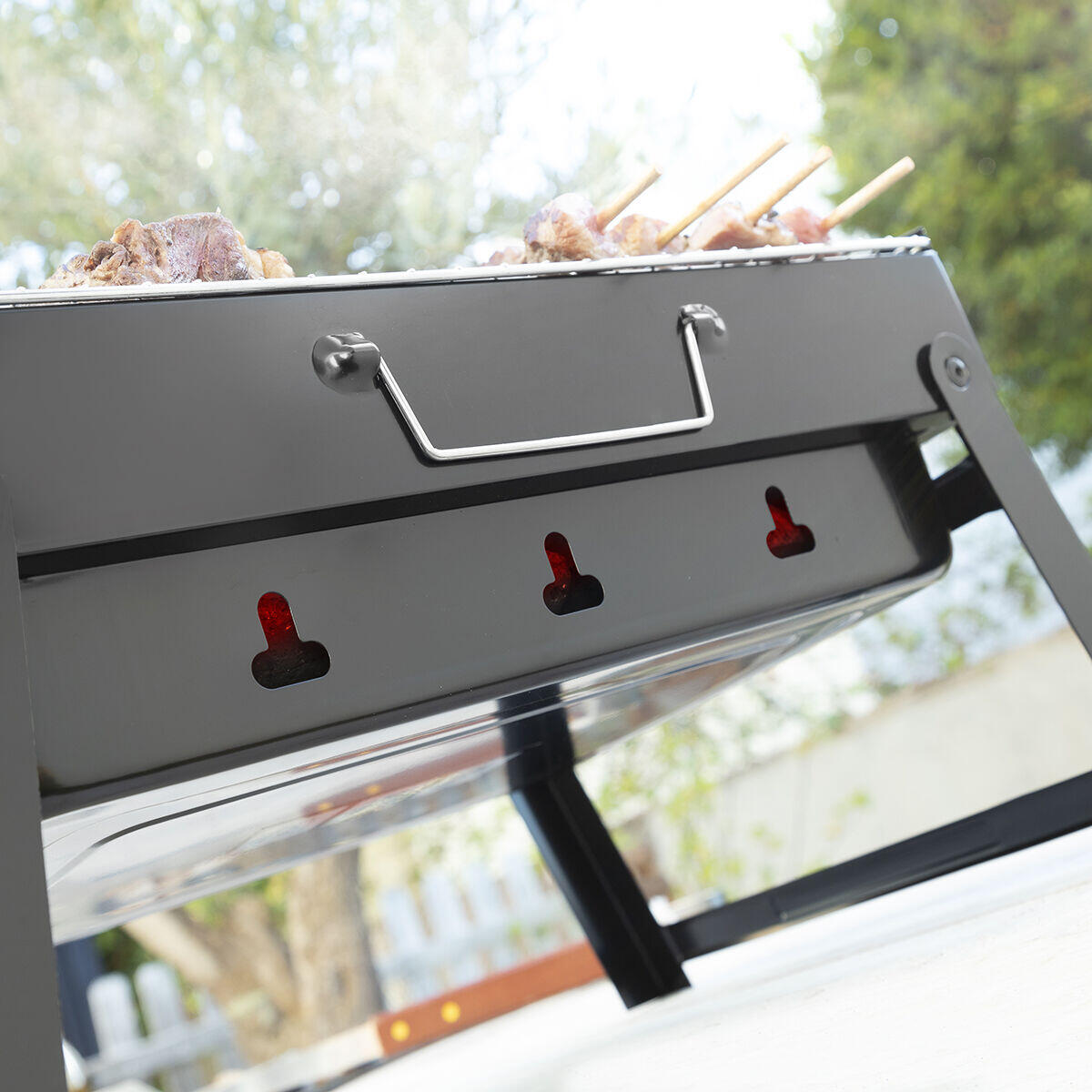 Bbq Portable Grill™ – Barbacoa Plegable De Carbón Portátil