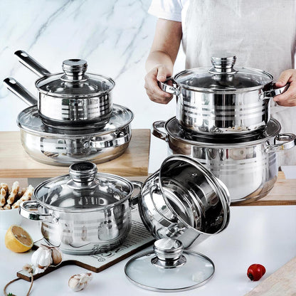 Inox Chef 12p™ – Set Completo Para Cocinar Como Un Chef