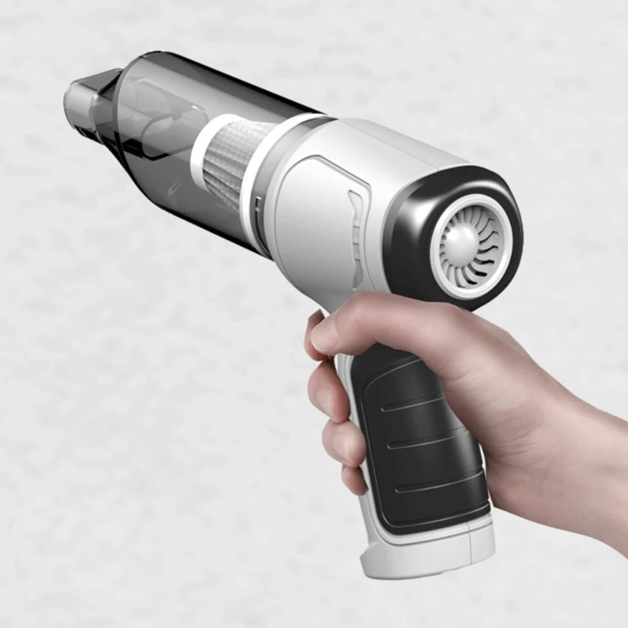 Mini Aspirador Inalámbrico 4 en 1 - Potencia, Limpieza y Versatilidad en la Palma de tu Mano
