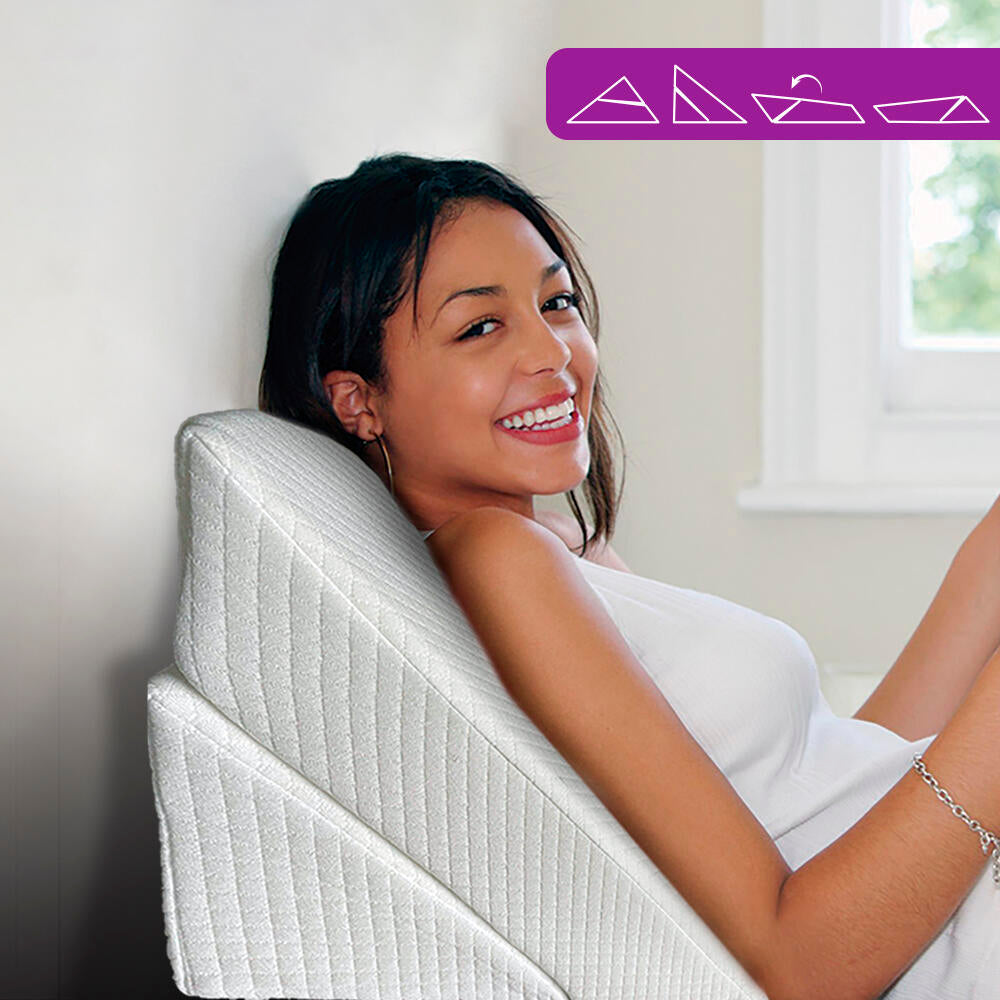 RestWedge™ - Almohada Triangular Multiposición de Doble Cuña