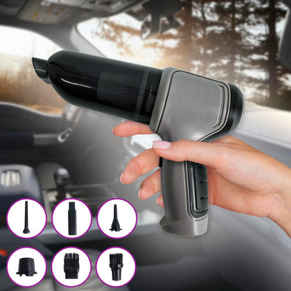 Mini Aspirador Inalámbrico 4 en 1 - Potencia, Limpieza y Versatilidad en la Palma de tu Mano