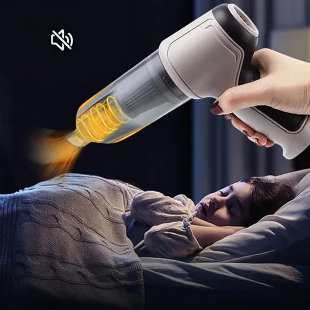 Mini Aspirador Inalámbrico 4 en 1 - Potencia, Limpieza y Versatilidad en la Palma de tu Mano