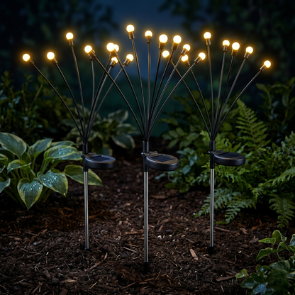 Glow Garden Lights™ – Iluminación Solar Con Efecto Luciérnaga
