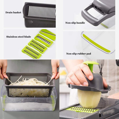 PrepMaster™ – Cortador Multifunción de Cocina