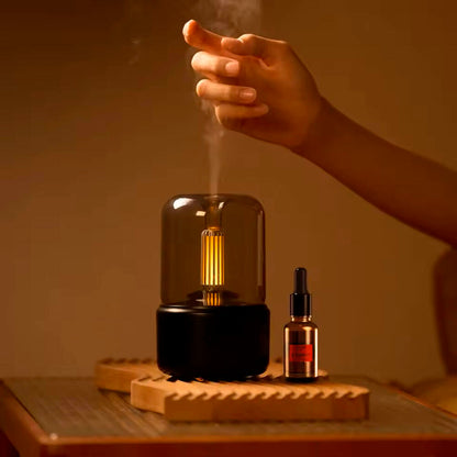 Aura Diffuser™ – Humidificador Aromaterapia Luz Ambiental