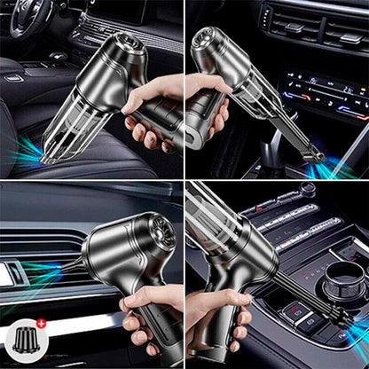 Mini Aspirador Inalámbrico 4 en 1 - Potencia, Limpieza y Versatilidad en la Palma de tu Mano