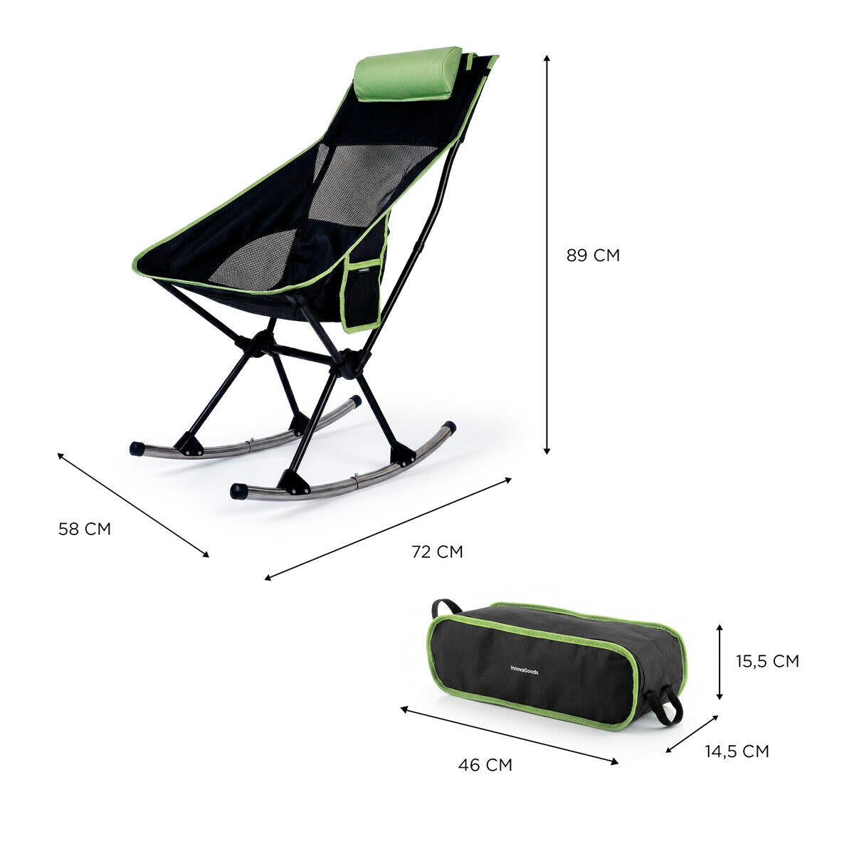 RelaxGo™ - Silla Mecedora 2 en 1